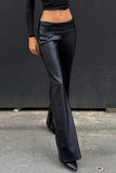 Sleek Flared-Leg Casual Pants
