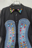 Embellished Corset Detail Blouse