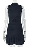 Sleeveless Cut-Out Casual Dress