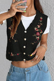 Floral Sweater Vest