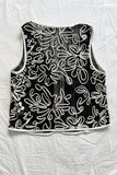 Floral Tie-Front Vest
