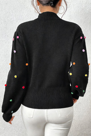 Playful Polka Dot Sweater
