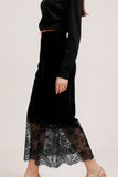 Lace-Trim Skirt