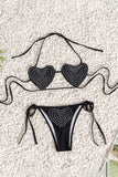 Heart Accent Bikini Set