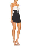 Strapless Bow-Detail Evening Dress