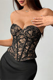 Lace Bustier Tank Top