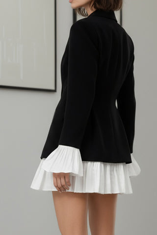Chic Two-Tone Casual Dress
