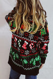 Festive Holiday Knit Cardigan