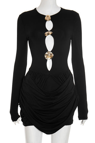 Cut-Out Detail Casual Dress