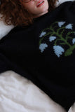 Floral Patterned Sweater
