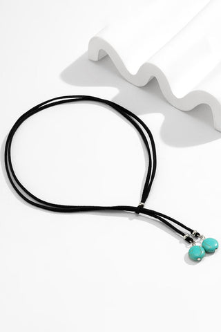 Chic Beaded Wrap Necklace