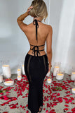 Strappy Cut-Out Maxi Dress