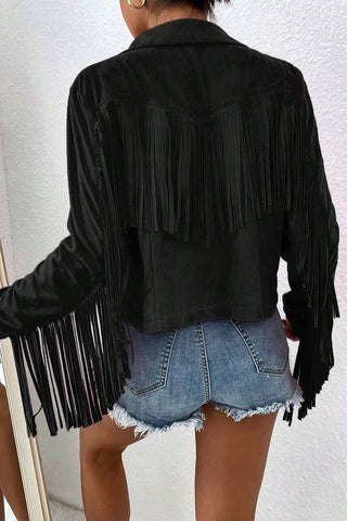 Fringe Detail Blazer