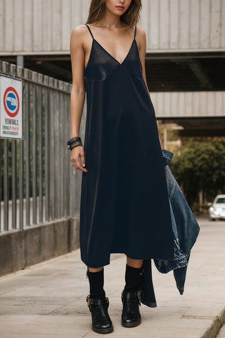 Simple Slip Midi Dress
