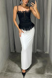Elegant Button-Front Lace Camisole