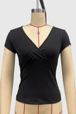 V-Neck Wrap T-Shirt