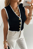 Button-Front Statement Vest