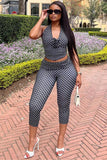 Polka Dot Halter Pants Set
