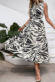Sleeveless Tiered Casual Dress