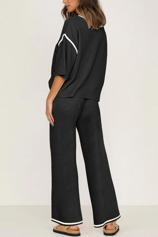 Contrast Trim 2pcs Set