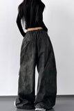 Wide-Leg Casual Pants