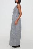 Sleeveless Tie-Front Maxi Dress