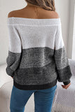 Off-Shoulder Knit Sweater