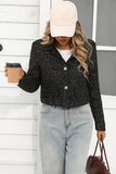 Sparkle Button Blazer