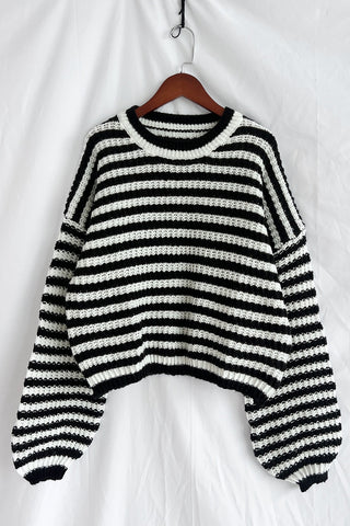 Striped Knit Sweater