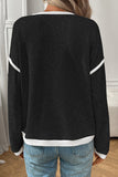 Casual Ribbed Sweater