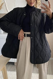 Quilted Snap-Button Jacket