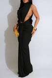 Twist Halter Maxi Dress