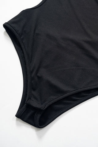 Asymmetrical One-Sleeve Bodysuit