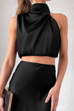 Elegant Sleeveless Casual Set
