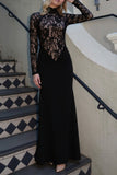 Elegant Lace Evening Gown
