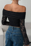 Off-Shoulder Lace Blouse