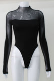 Sheer Sleeve Bodysuit