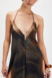 Halter Neck Maxi Dress