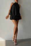 Halter Neck Mini Dress