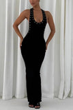 Studded Sleeveless Night Out Dress