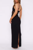 Sleek Cutout Evening Dress