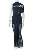 Elegant Cutout Evening Dress