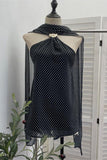 Polka Dot Halter Neck Tank