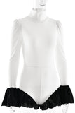 Elegant Ruffled Hem Romper