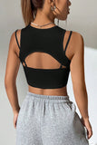 Cut-Out Strappy Tank Top