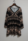 Geometric Pattern Boho Dress