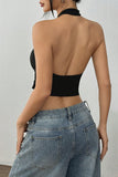 Halter Wrap Style Tank Top