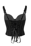 Lace Detail Bustier Top
