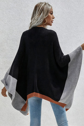 Geometric Open-Front Shrug