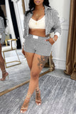 Striped Two-Piece Short Set